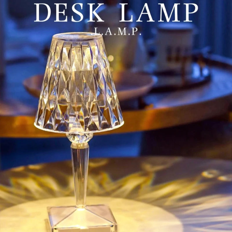 Lampe de Table Led en diamant