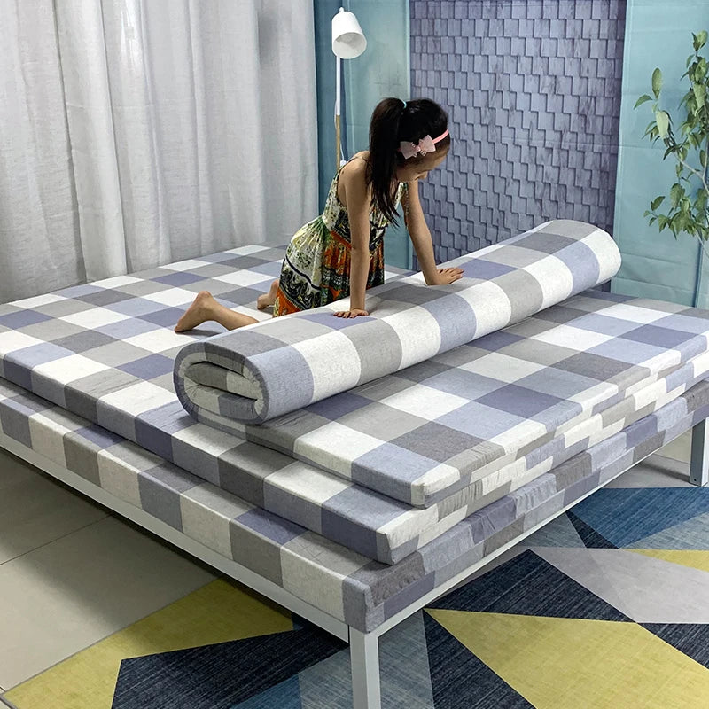 matelas éponge haute résilience pliable moelleux pour dortoir simple et double