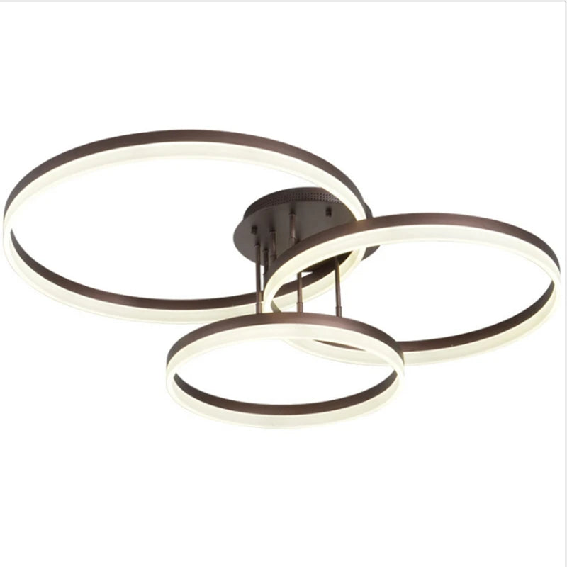 Modern LED super bright circular ceiling light in living room, Nordic restaurant light, minimalist bedroom ceiling light fixture