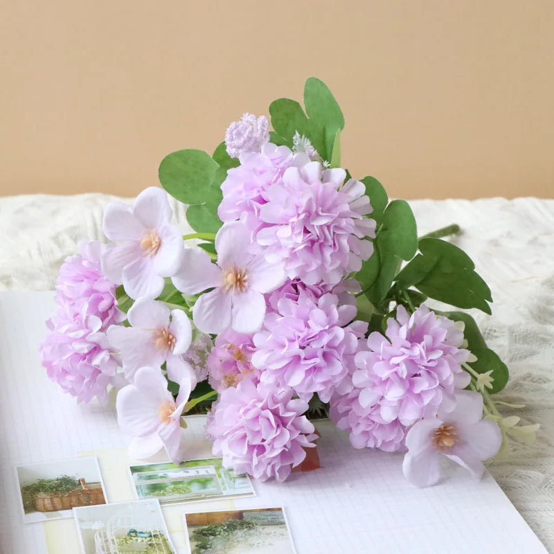 fleurs artificielles en soie pour mariage et décoration de jardin