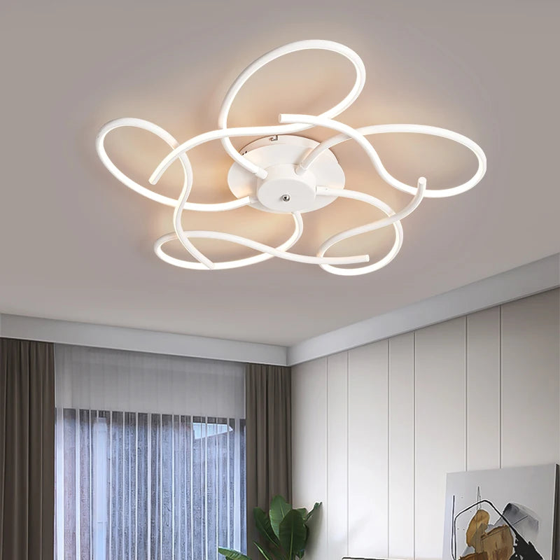 plafonnier moderne minimaliste design luminaire intérieur élégant