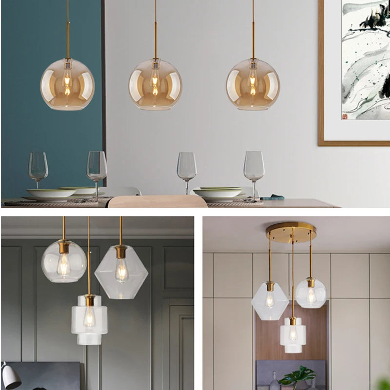 lampe led suspendue design nordique minimaliste ronde décorative