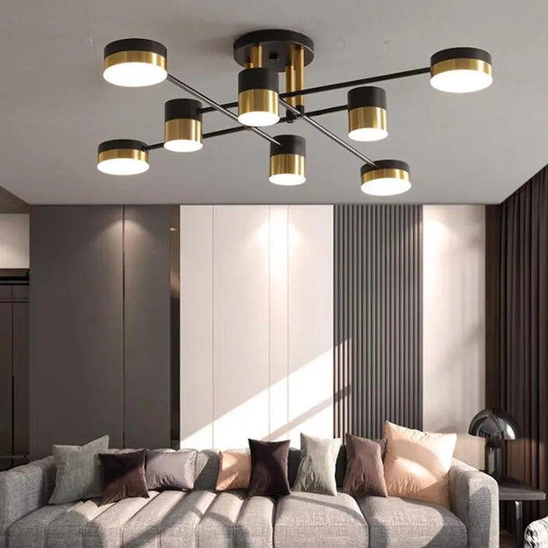 lustre à led design nordique moderne pour intérieur