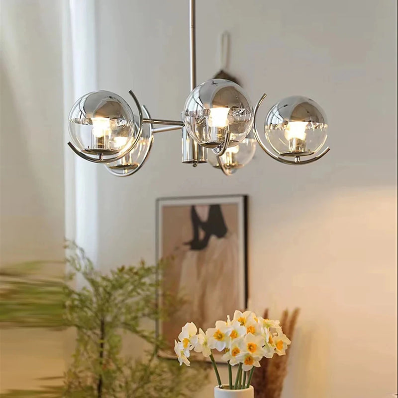 lustre bulle led éclairage intérieur décoratif de luxe