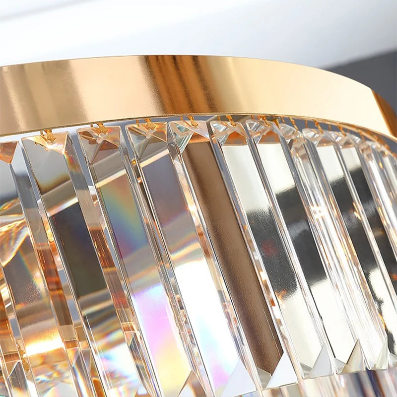 lustre en cristal luxe pour décoration intérieure et éclairage élégant