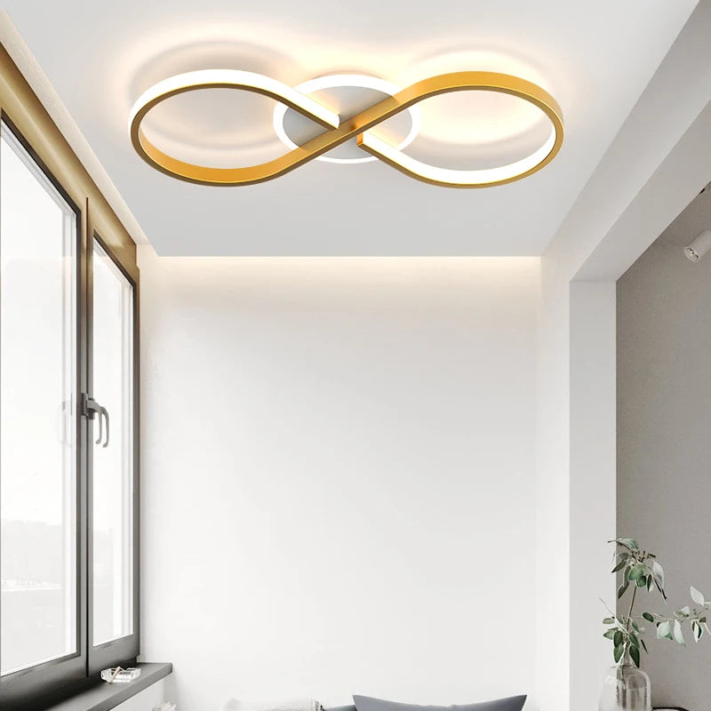 plafonnier led minimaliste moderne nordique pour atmosphère créative