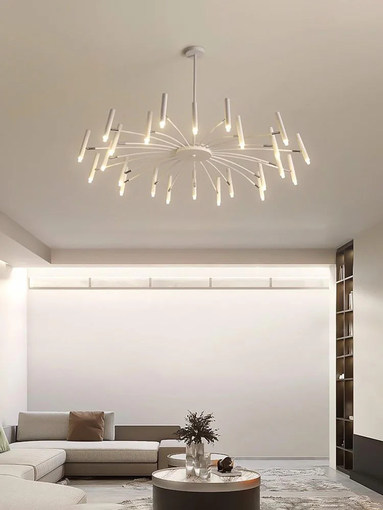 lustre moderne en design nordique pour un éclairage élégant