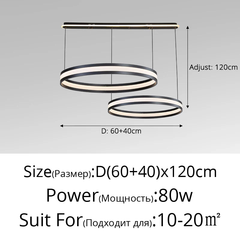 lustre minimaliste moderne italien pour une ambiance luxueuse