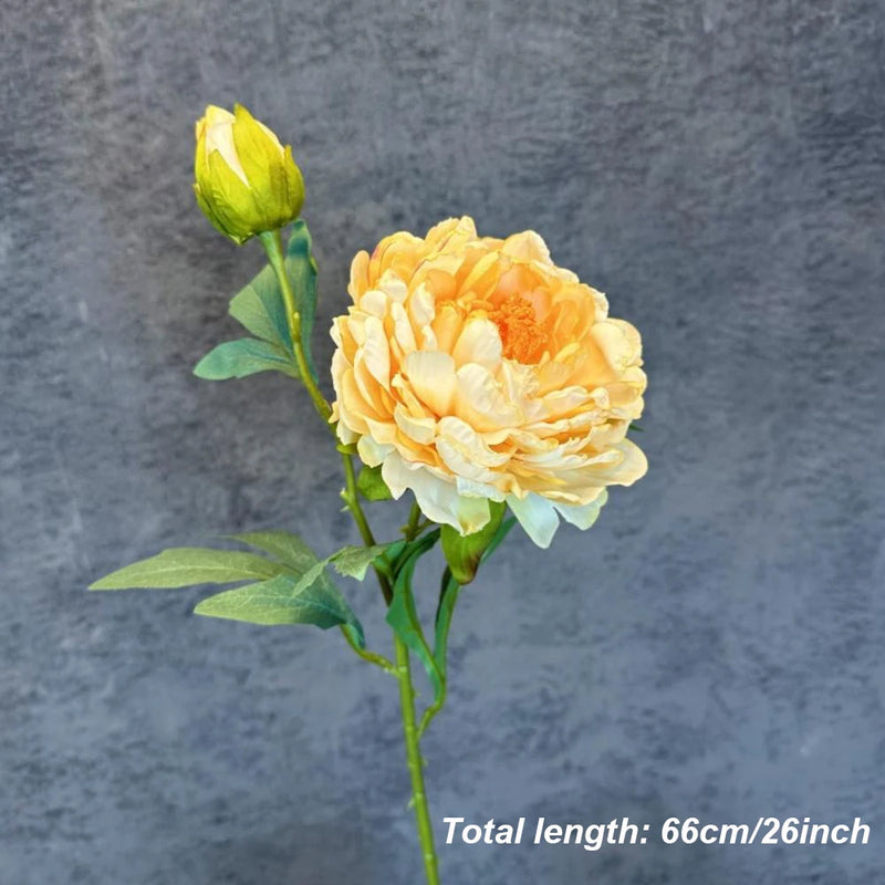 bouquet de pivoines artificielles en soie pour mariage et décoration intérieure