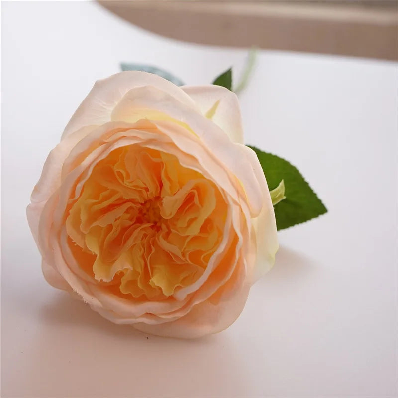 fleurs artificielles rose real touch pour décoration et cadeau