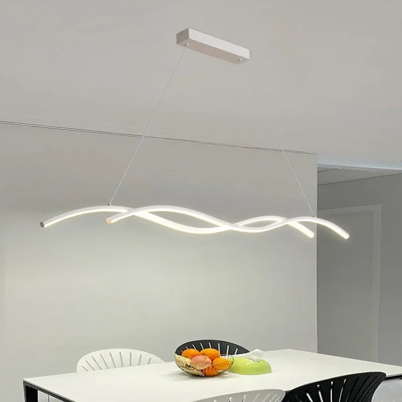 suspension moderne à led pour décoration intérieure élégante