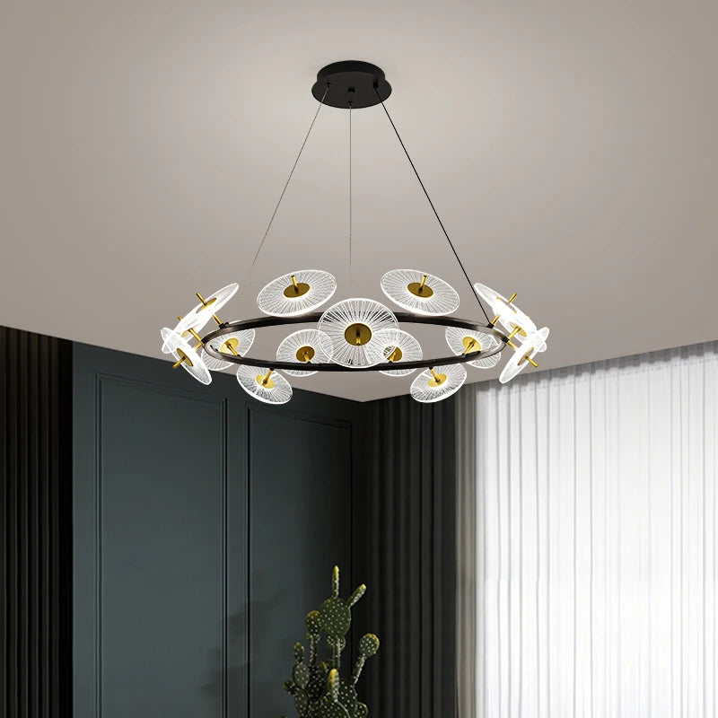 lustre moderne pour éclairage intérieur design élégant