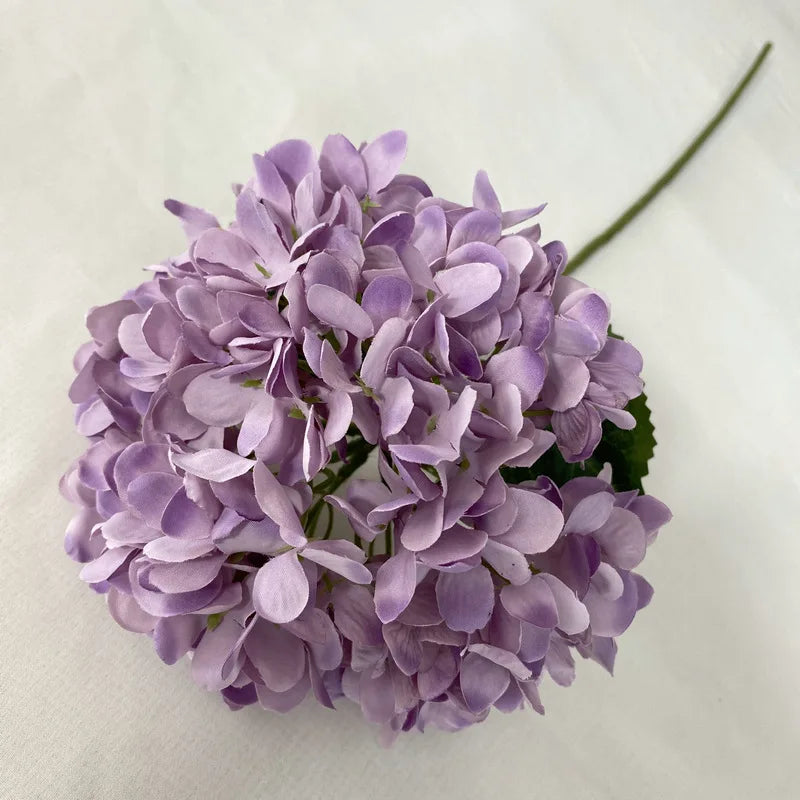 bouquet d'hortensias artificiels en soie pour décoration et événements