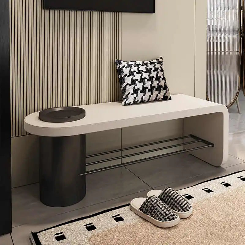 banc de rangement multifonction pour chaussures et autres objets