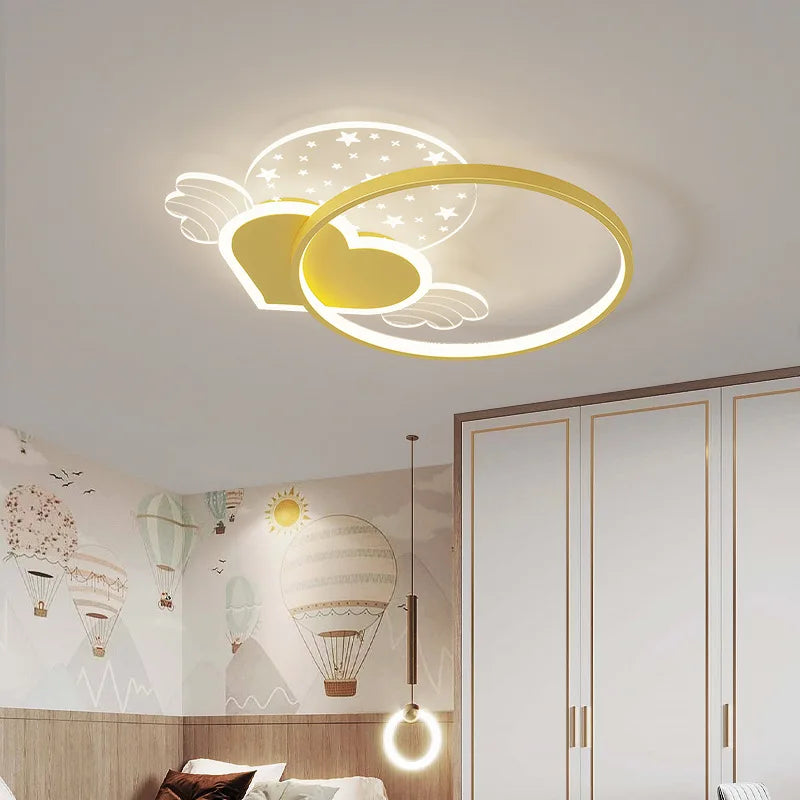 lumière moderne simple et romantique pour chambre d'enfant