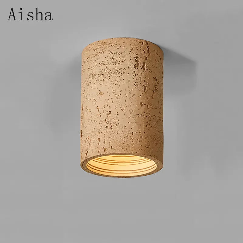 plafonnier led wabi-sabi style nordique pour décoration intérieure