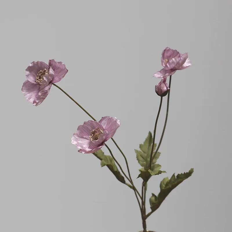 fleur artificielle coquelicot pour décoration de fête et jardin