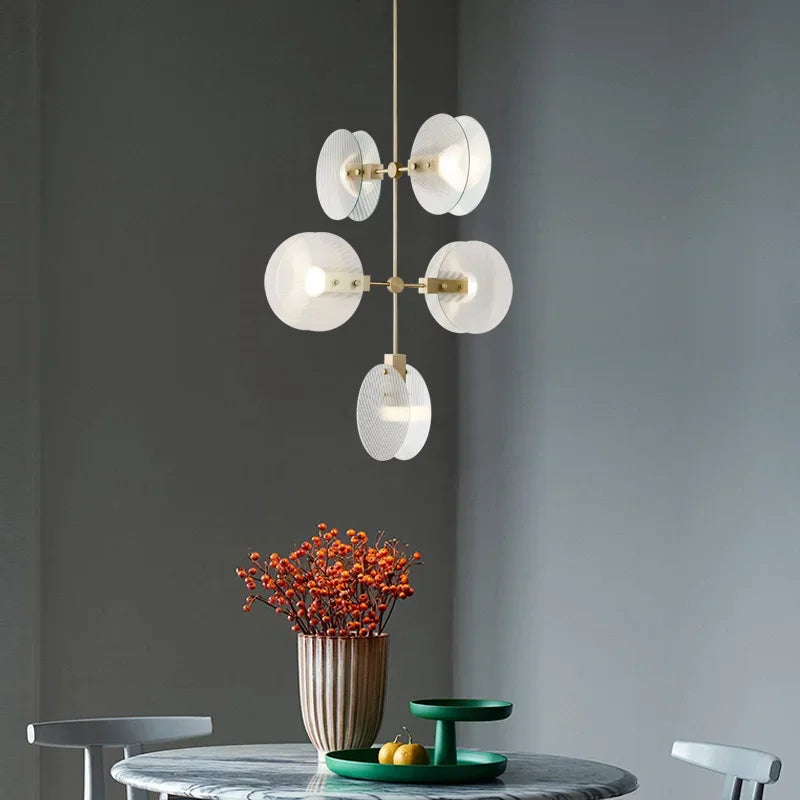 lustre led en verre nordique tables alimentaires lampes suspendues luminaires décoratifs