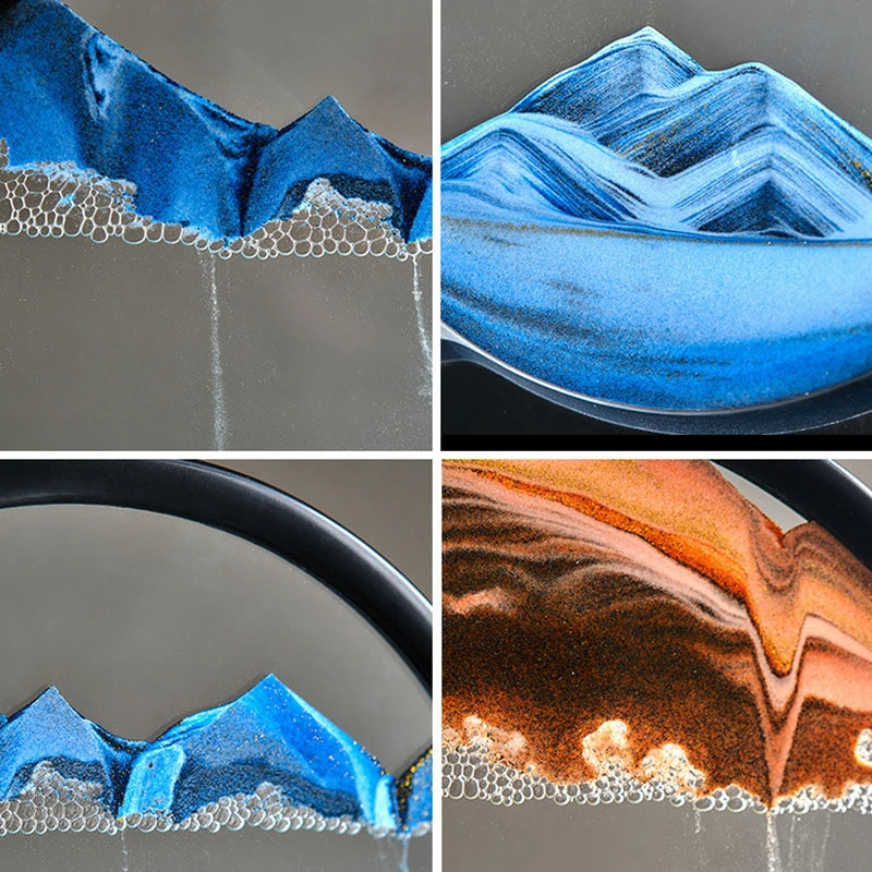 art de sable créatif en verre liquide décor intérieur