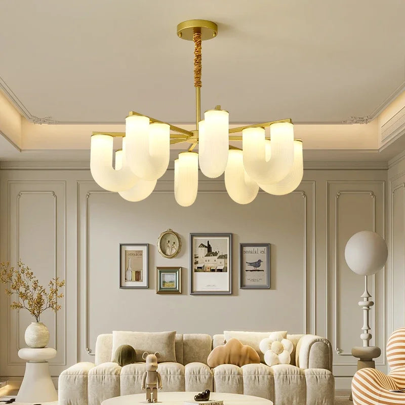 lustre design suspension lumineux en acrylique pour décoration moderne