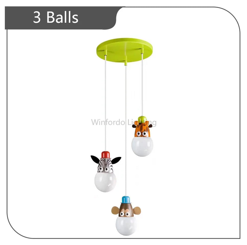 suspension moderne en forme de ballon pour enfants