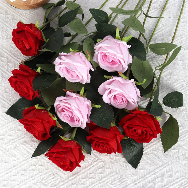 bouquet de roses artificielles pour mariage Noël ou Saint-Valentin