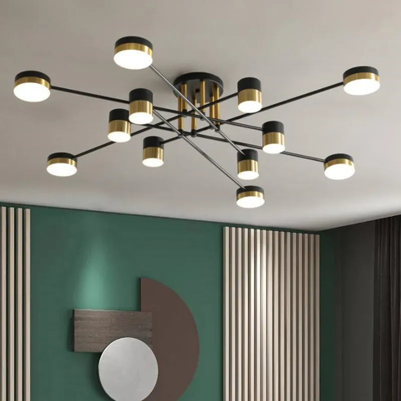 lustre à led design nordique moderne pour intérieur