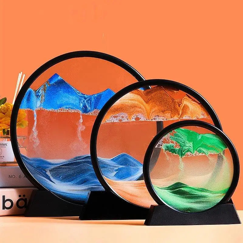 art de sable créatif en verre liquide décor intérieur