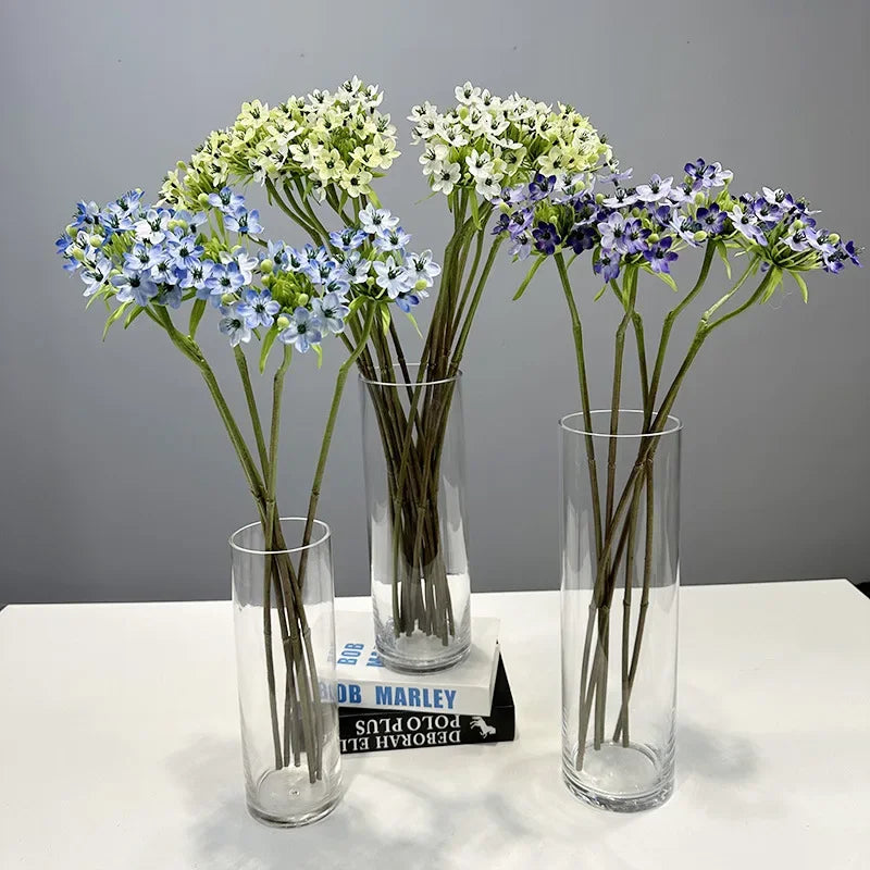 fleurs artificielles en soie velours pour décoration élégante