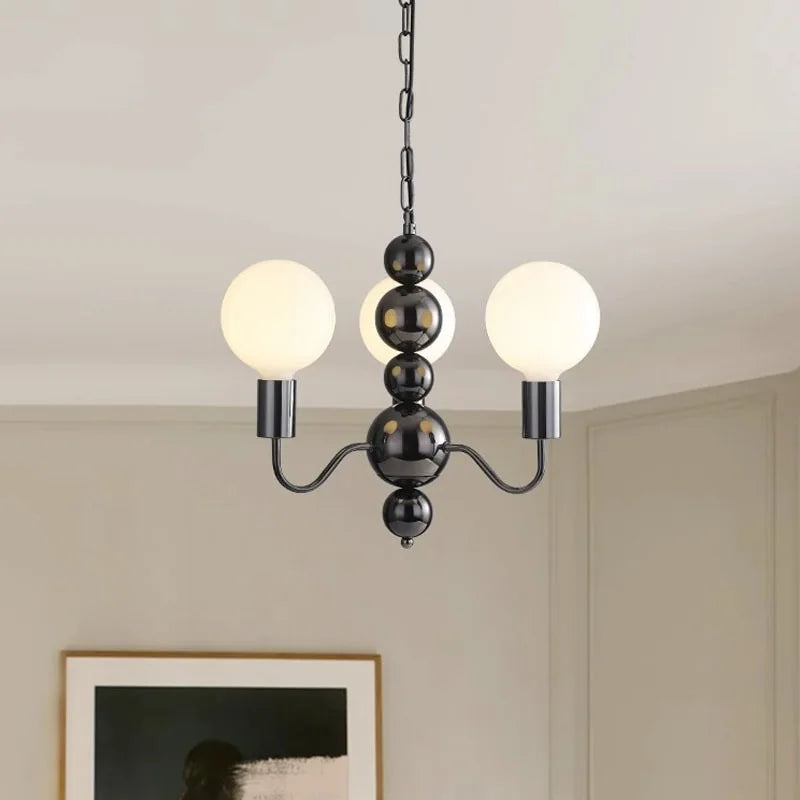 lustre nordique en métal pour décoration intérieure suspendue