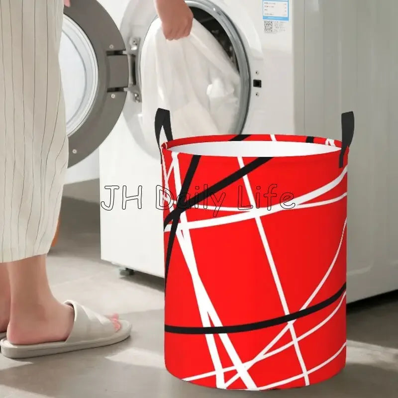 panier à linge circulaire étanche grand rangement pliable pour vêtements