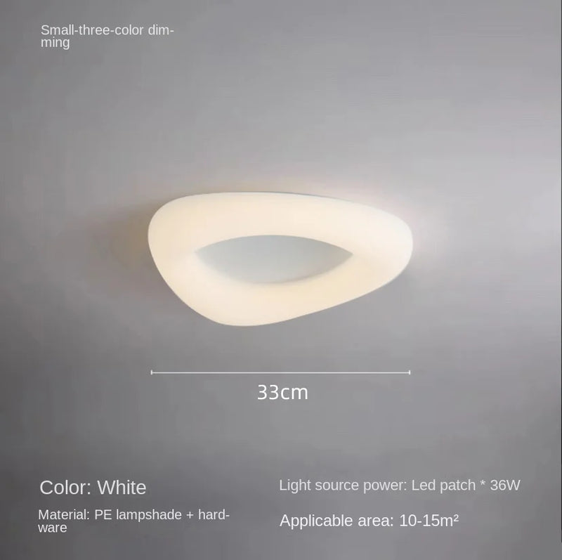 plafonnier led moderne en forme de nuages avec télécommande