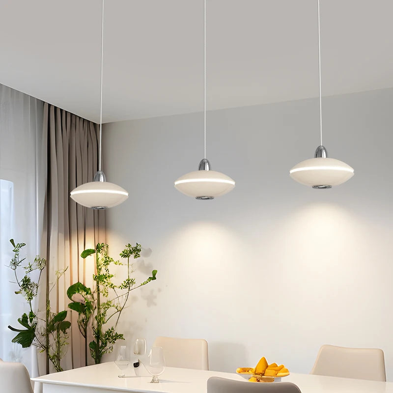 lustre à led design minimaliste réglable pour intérieur moderne