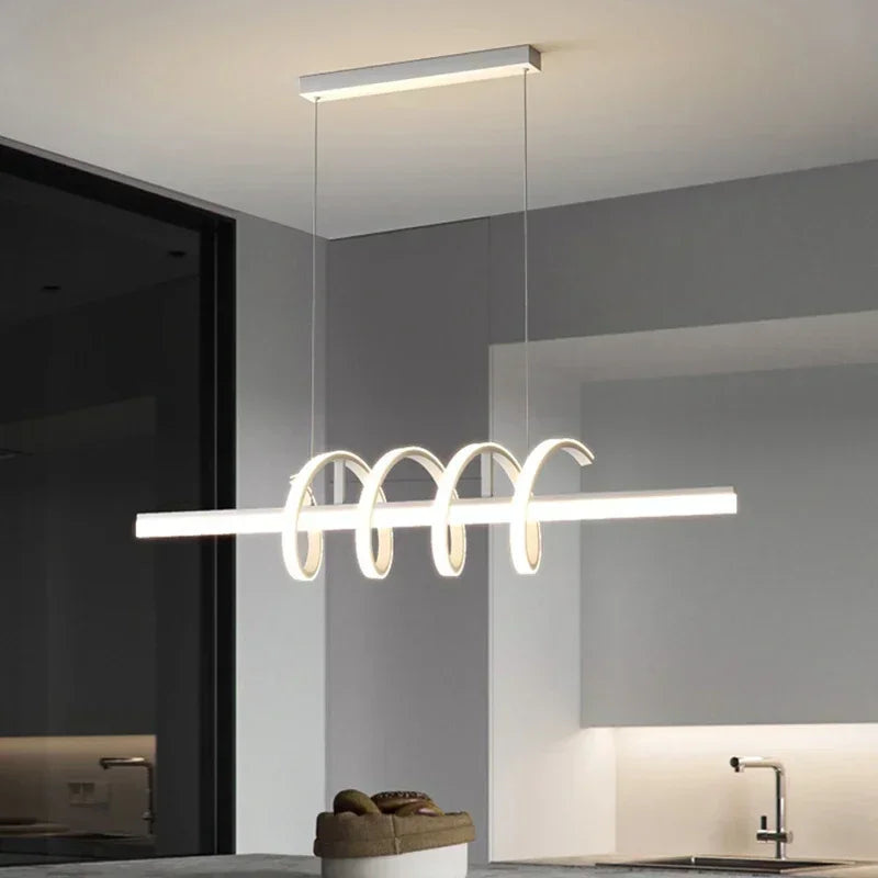 suspension moderne à LED pour un éclairage intérieur élégant