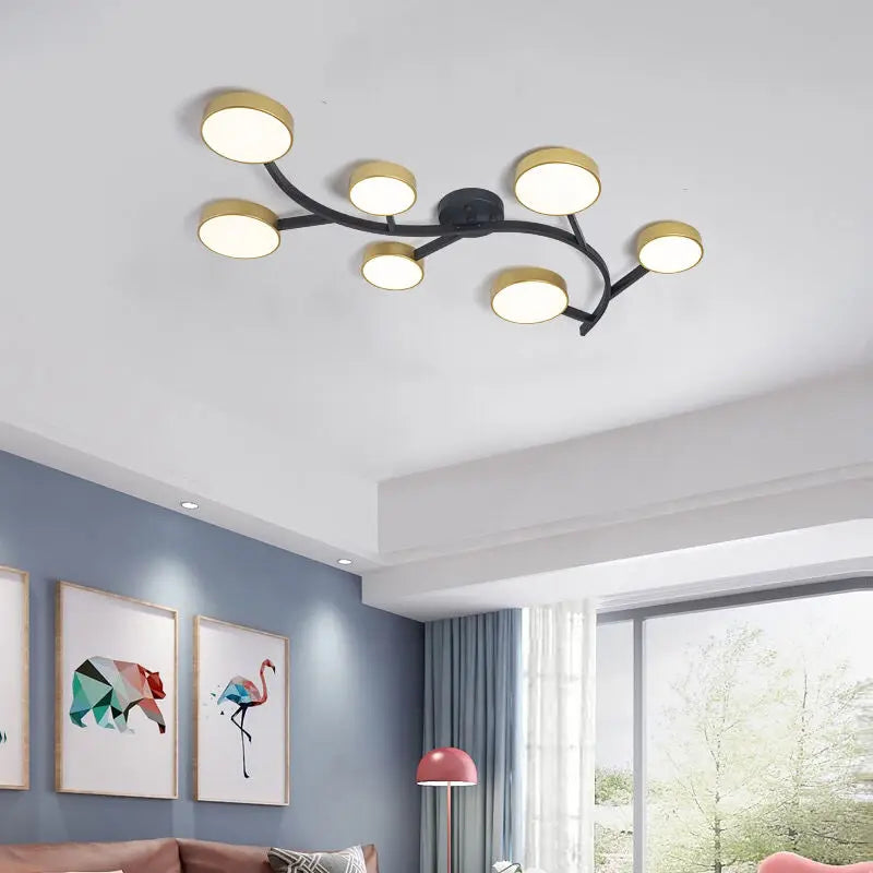 plafonnier led design moderne pour éclairage intérieur élégant