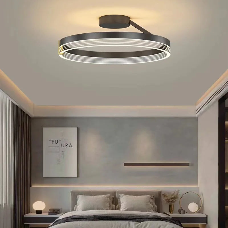 lustre led moderne pour décoration intérieure luminaire plafond