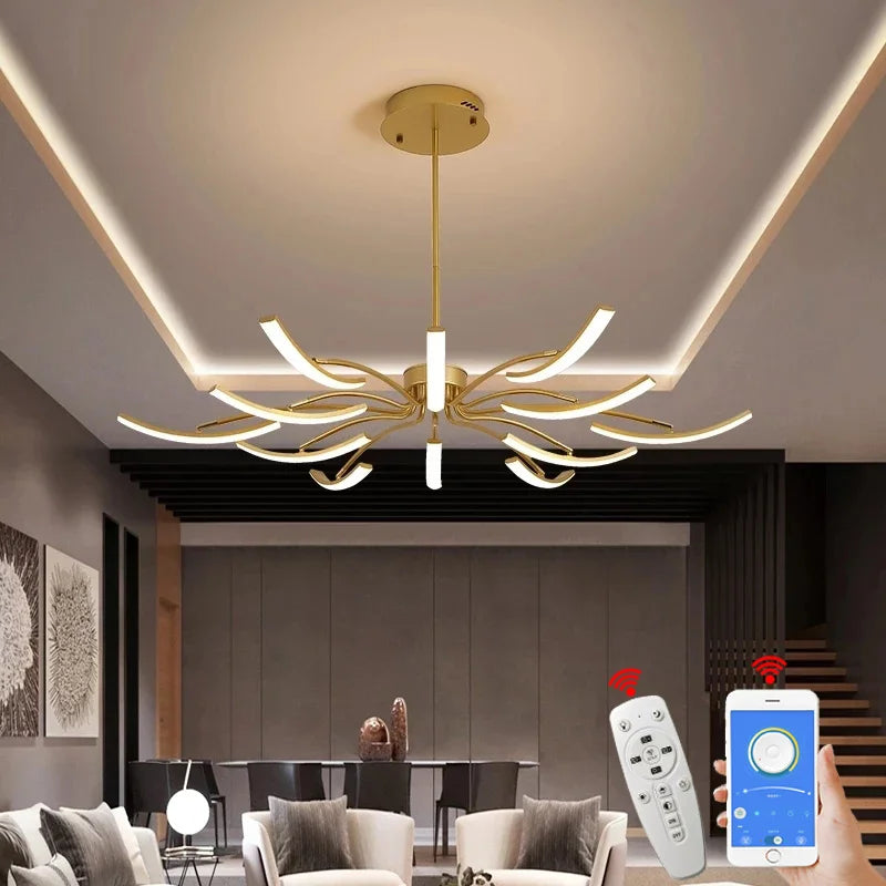 lustre moderne réglable pour intérieur design élégant