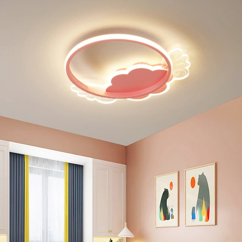 plafonnier nuage mignon pour chambre de princesse fille