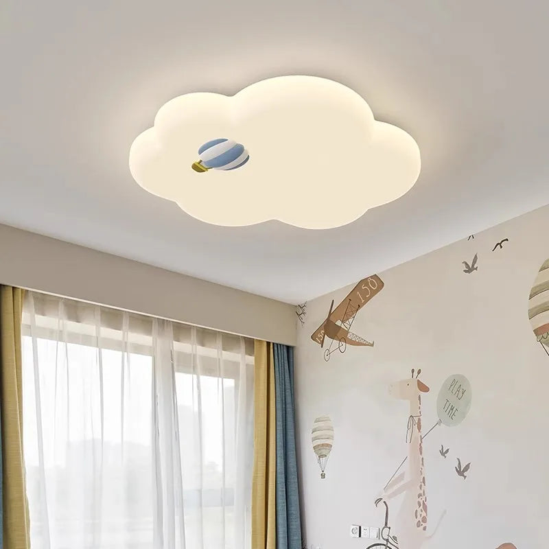 plafonnier nuage créatif pour chambre d'enfant chaleureuse