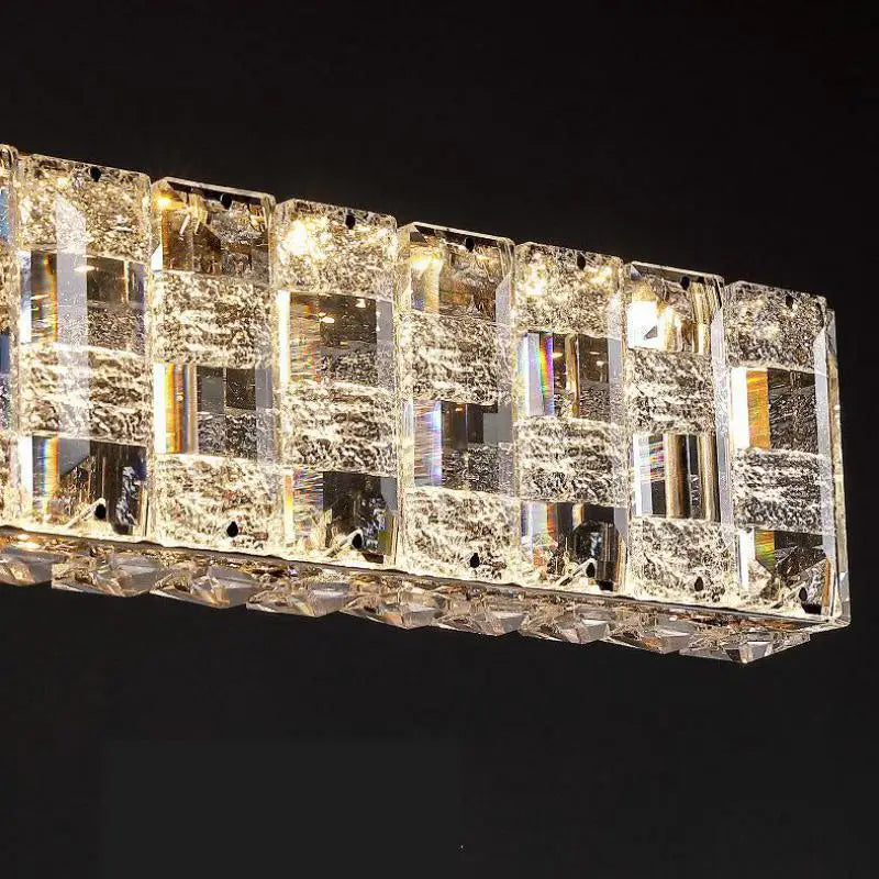 lustre en cristal postmoderne pour bar et salon