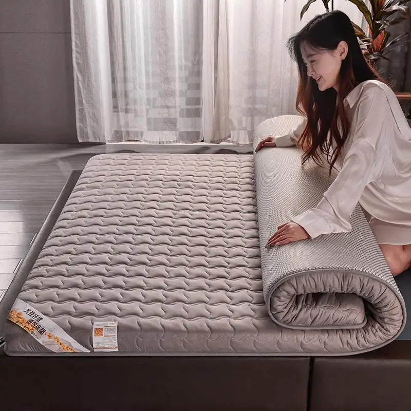 surmatelas en coton éponge pour lit king size et coussin de sol