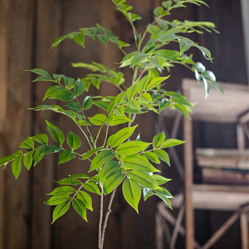 grande branche artificielle de ficus pour décoration intérieure et extérieure