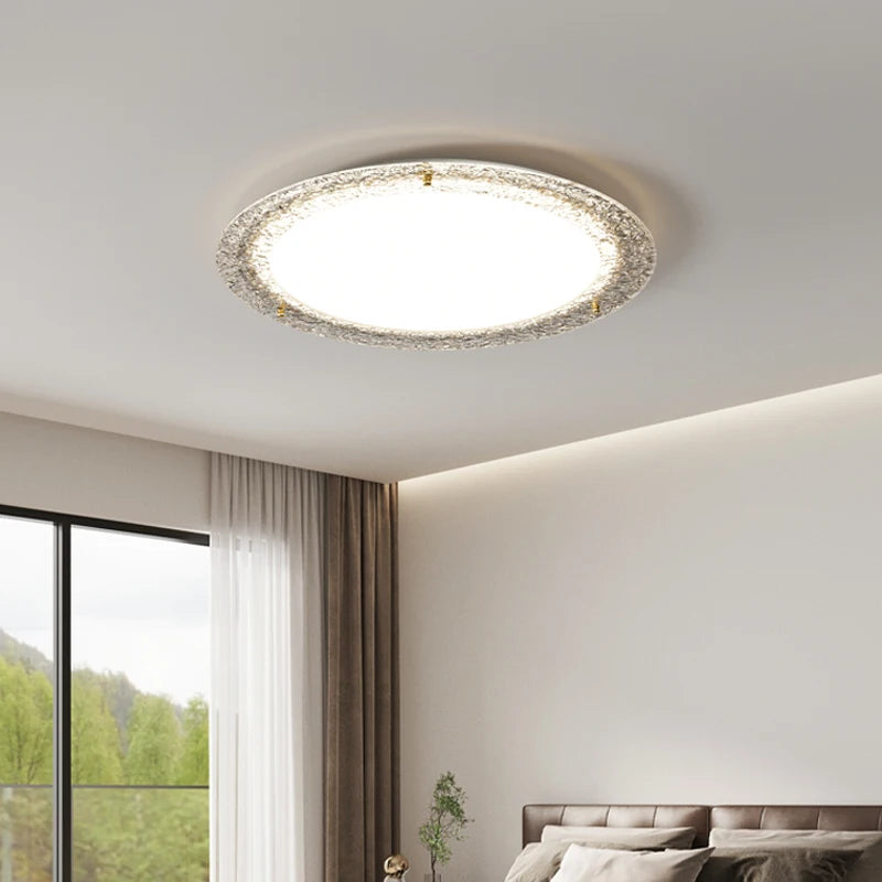 plafonnier led en cristal moderne et luxueux pour intérieur