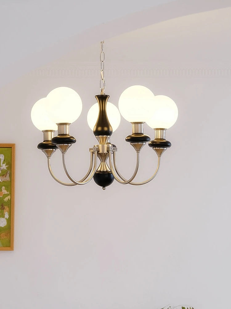 lustre vintage suspendu pour décoration de villa de luxe