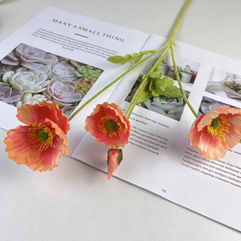 bouquet de fleurs artificielles en soie pour décorations diverses