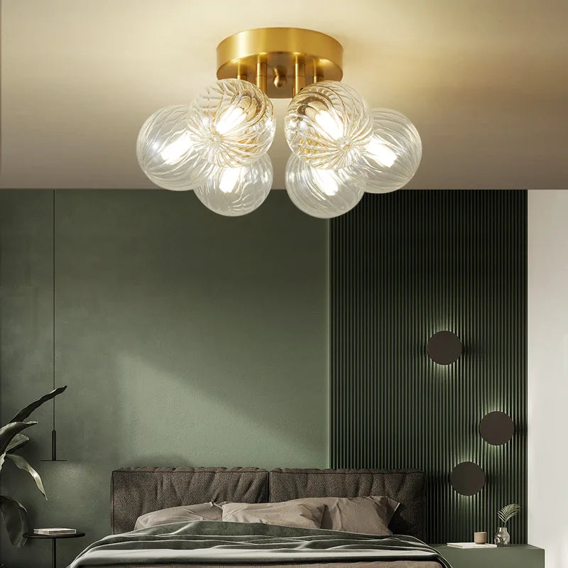 lustre moderne en forme de haricot magique pour décoration intérieure