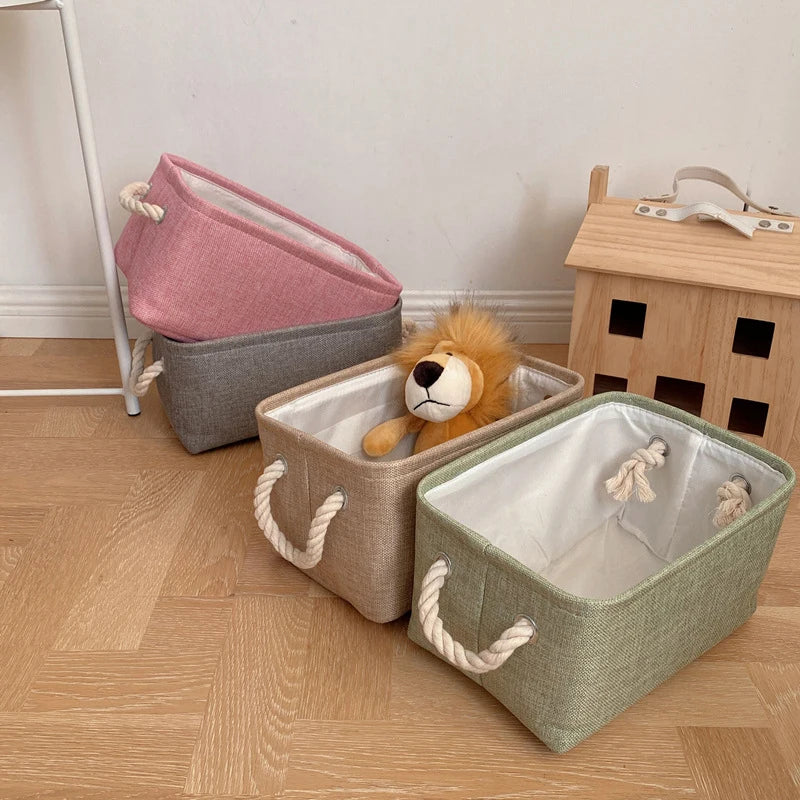 panier de rangement pliable pour vêtements et fournitures diverses