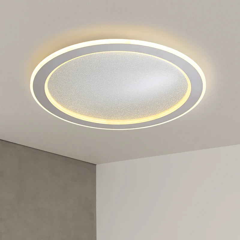 plafonnier led moderne en forme danneau pour décoration intérieure