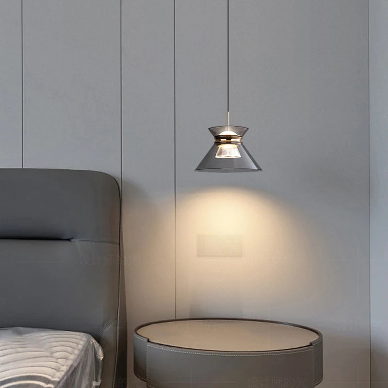 suspension moderne à led petite taille pour intérieur décoratif