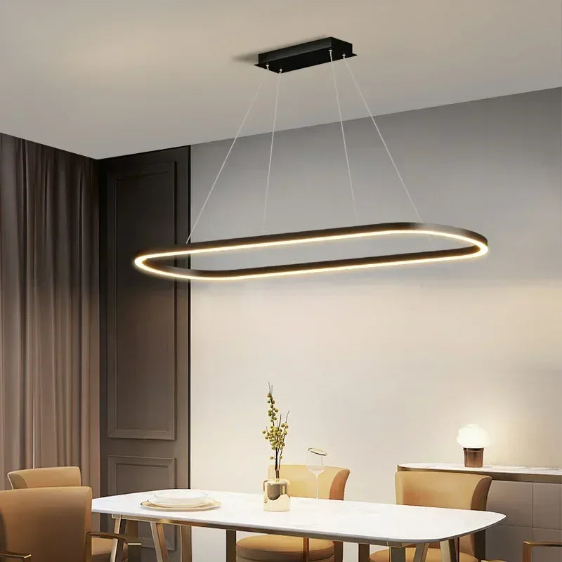 suspension à led moderne pour décoration intérieure élégante